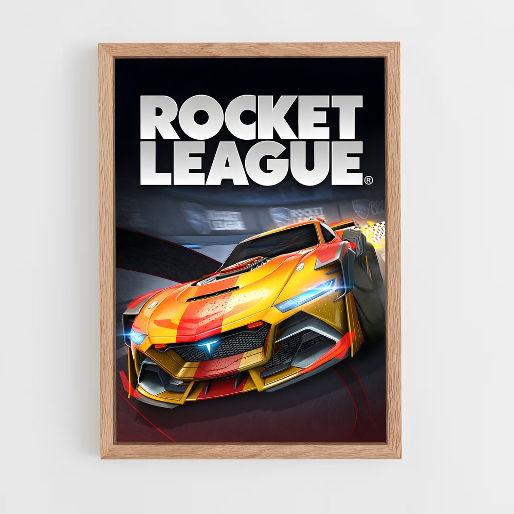rocket-league-9 cadre Bois clair