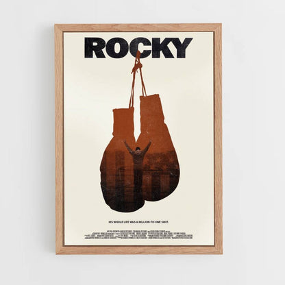 Poster Rockige Boxhandschuhe