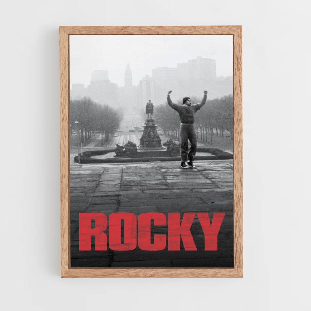 Rockiges Vintage-Poster