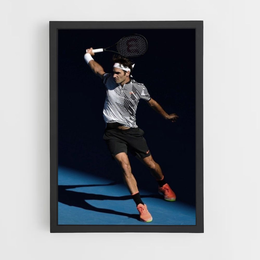 Federer-Schläger-Poster