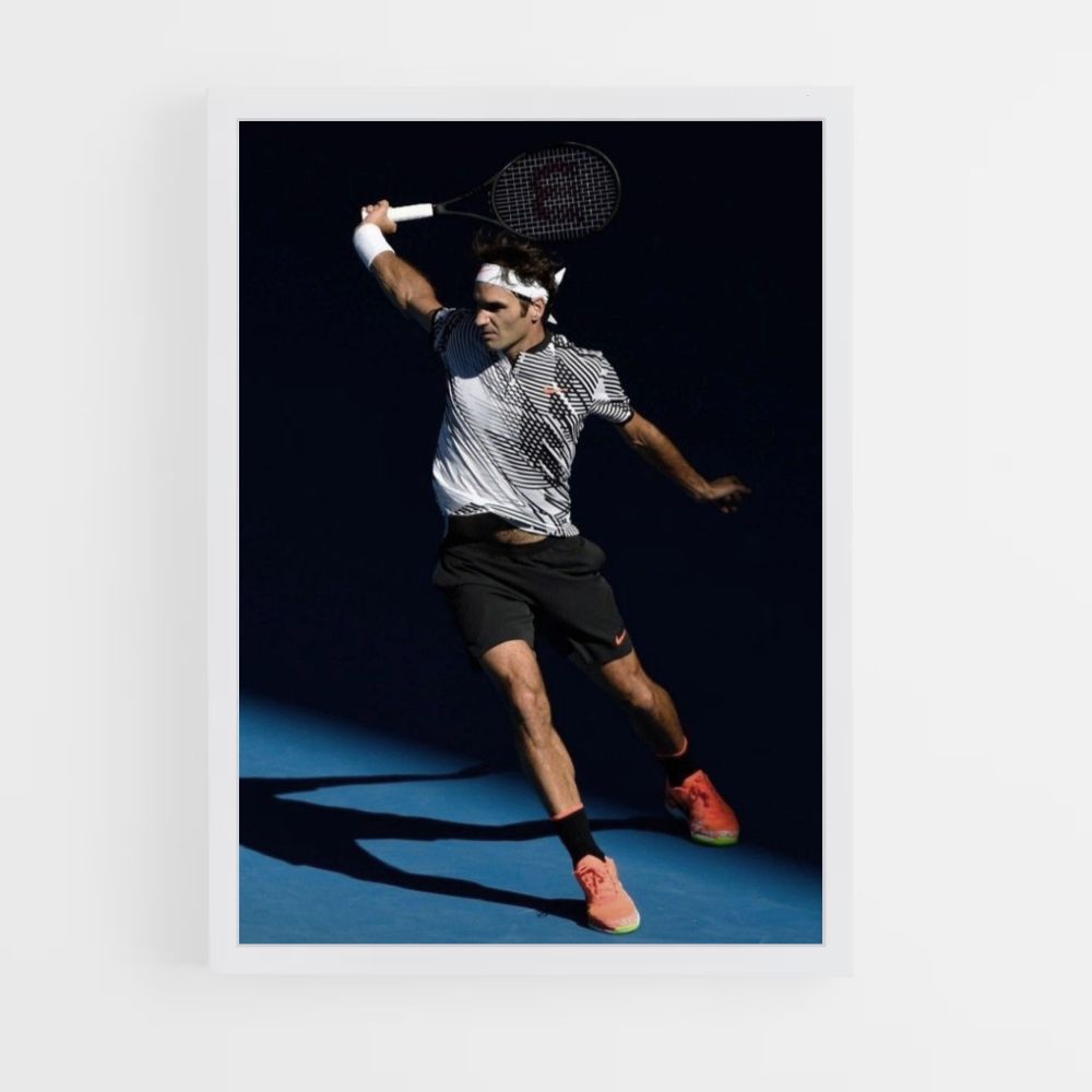 Federer-Schläger-Poster