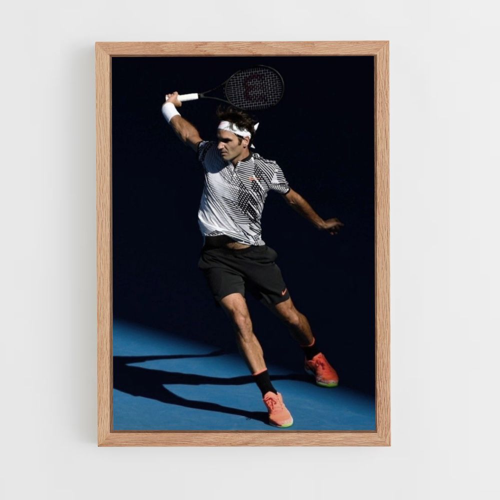 Federer-Schläger-Poster