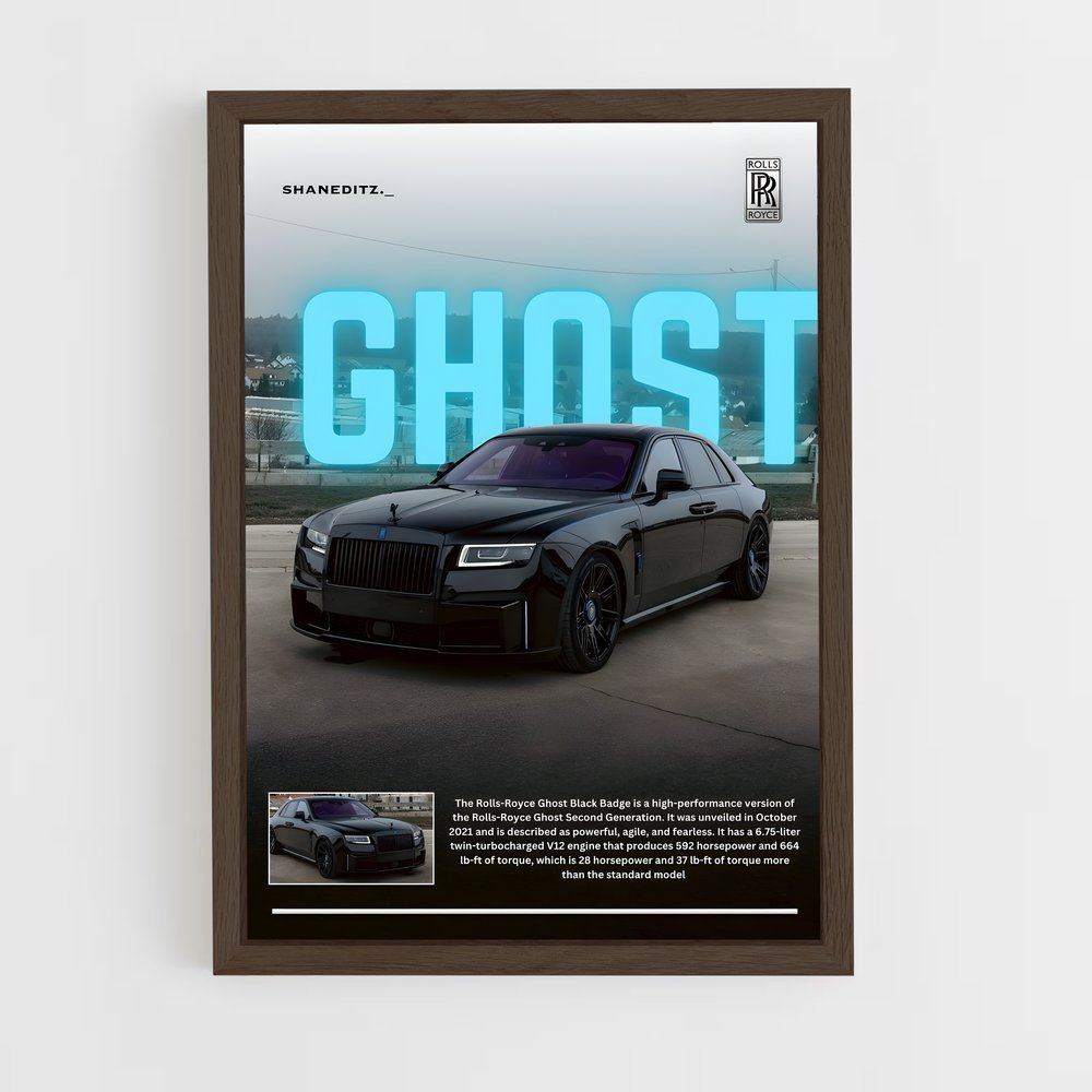 rolls-royce-8 cadre Bois foncé