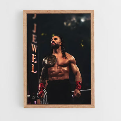 roman-reigns-3 cadre Bois clair