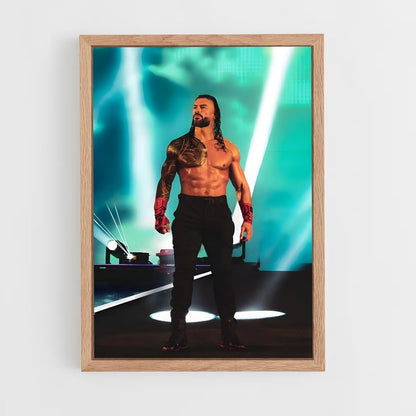 roman-reigns-6 cadre Bois clair