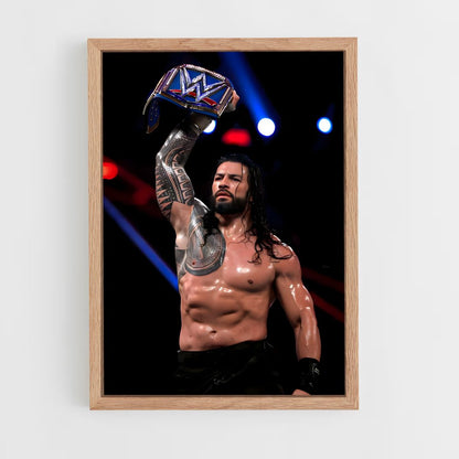 roman-reigns-7 cadre Bois clair