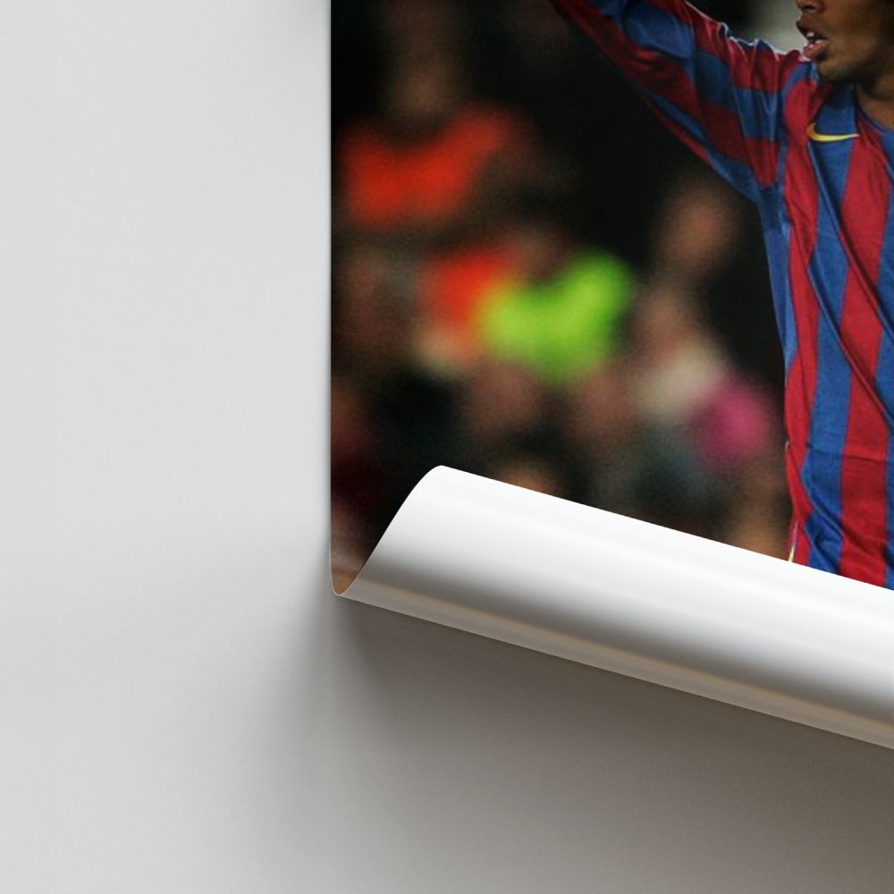 Poster Ronaldinho Barcelona