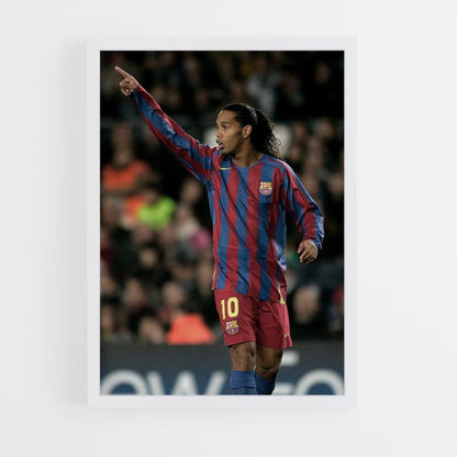 Poster Ronaldinho Barcelona