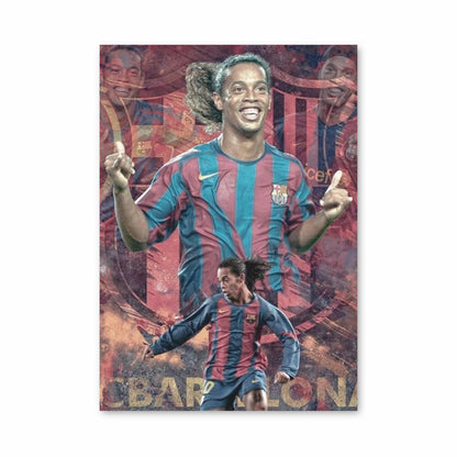 Poster Fußball Ronaldinho