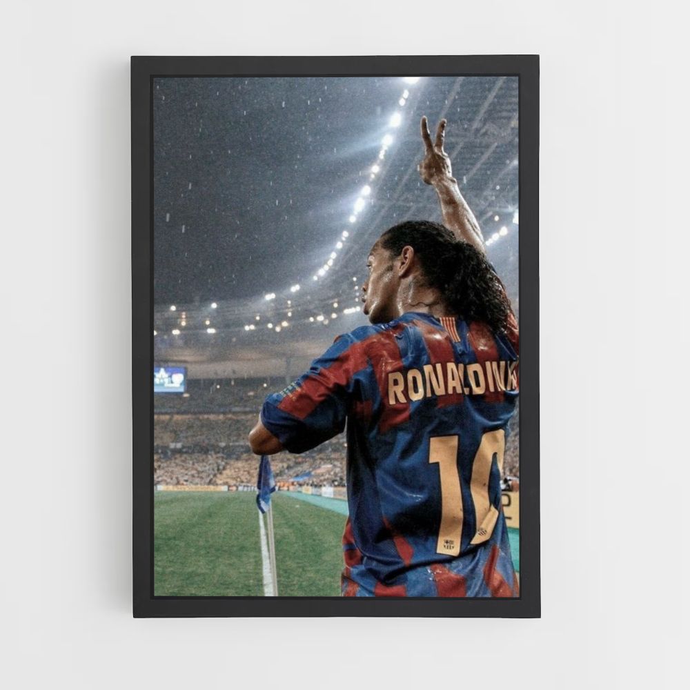 Poster Ronaldinho-Ecke