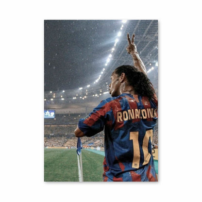 Poster Ronaldinho-Ecke