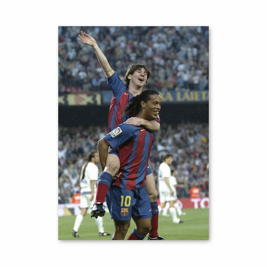 Poster Ronaldinho Messi