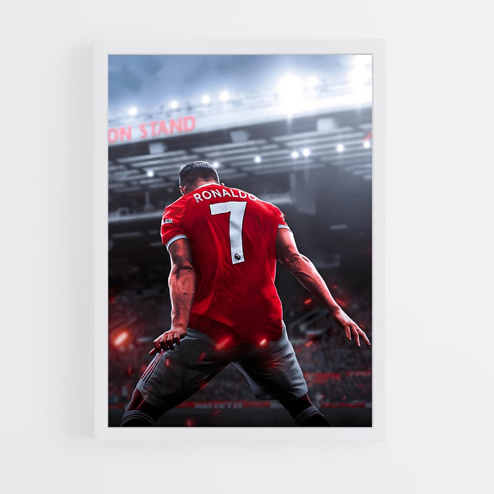 ronaldo-10 cadre Blanc