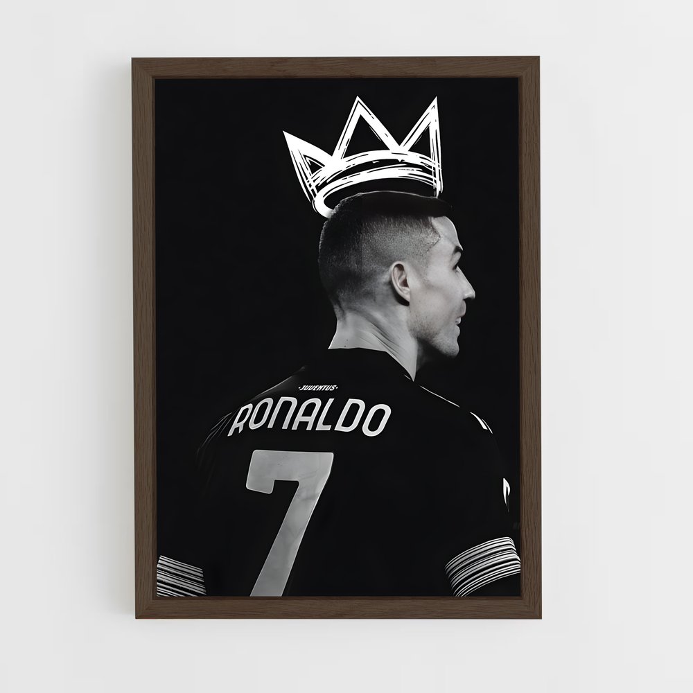 ronaldo-2 cadre Bois foncé