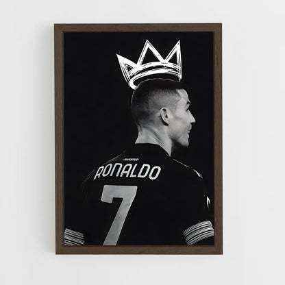 ronaldo-2 cadre Bois foncé