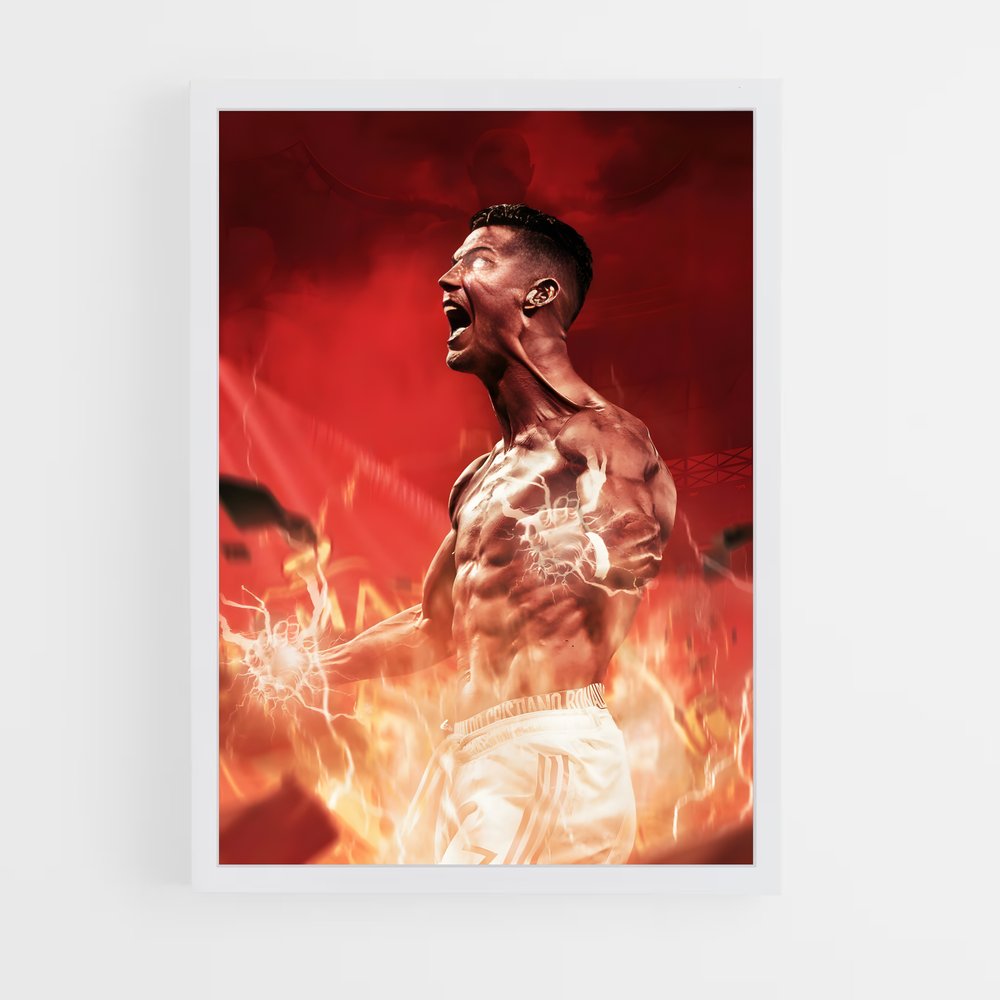 ronaldo-4 cadre Blanc