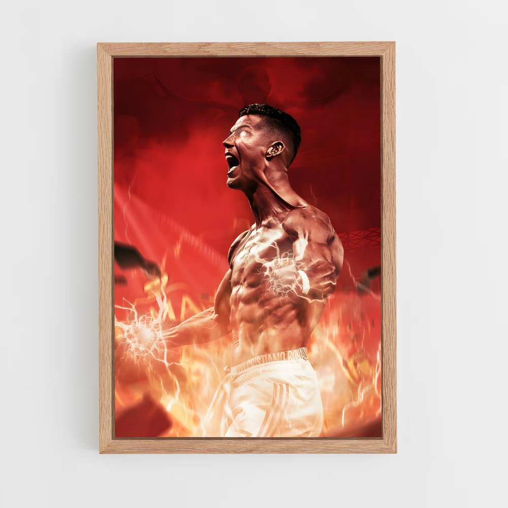 ronaldo-4 cadre Bois clair