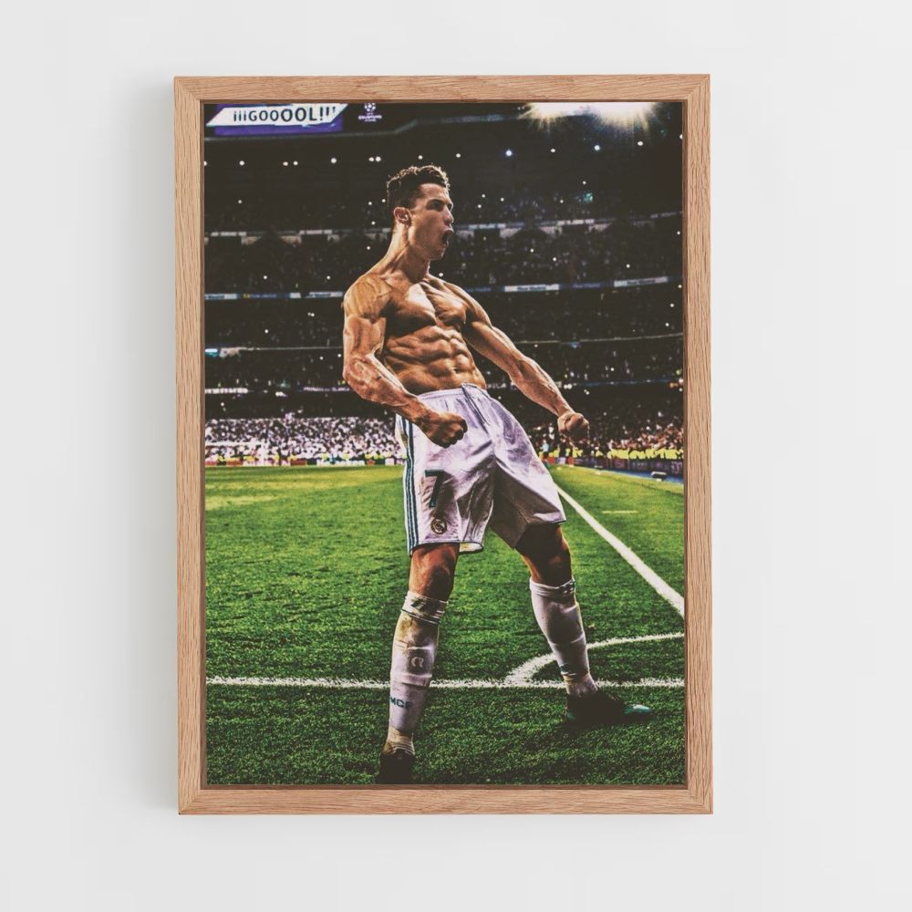 Poster Christiano Ronaldo Muskeln