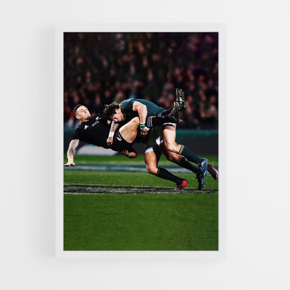 Poster Rugby Tackle