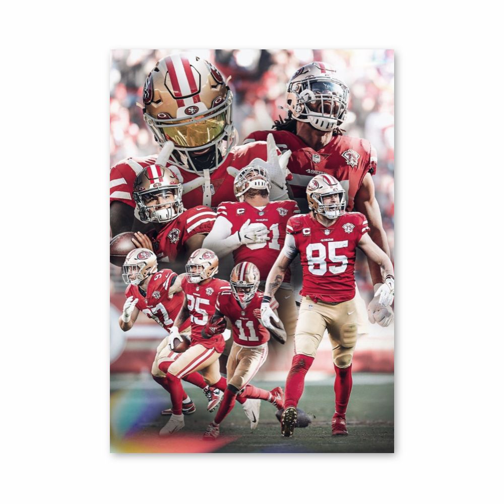 Teamplakat der San Francisco 49ers