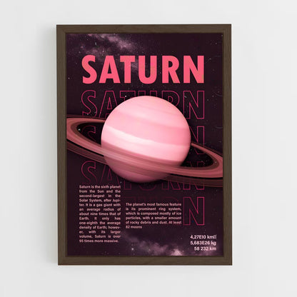 saturn-12 cadre Bois foncé