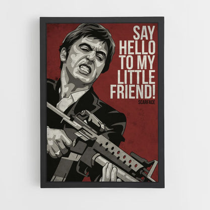 Poster Scarface Sag Hallo