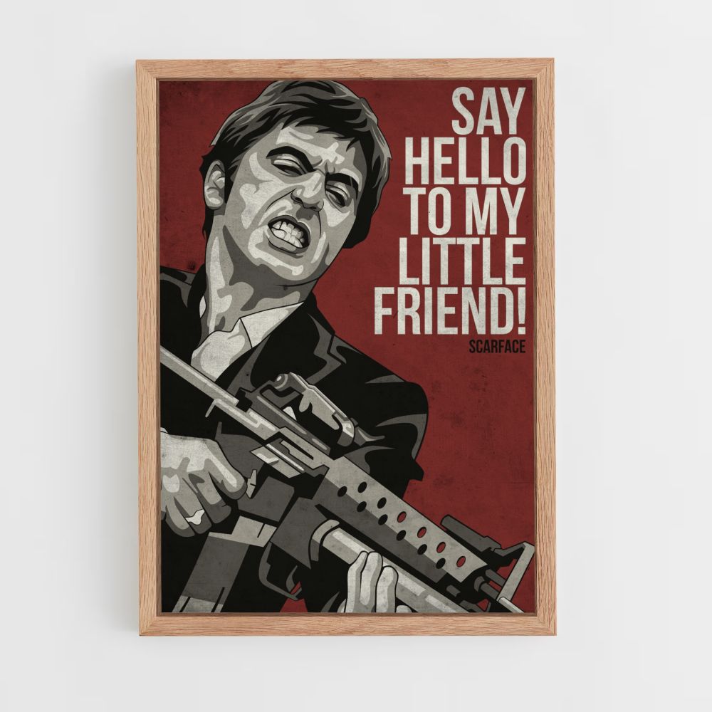 Poster Scarface Sag Hallo