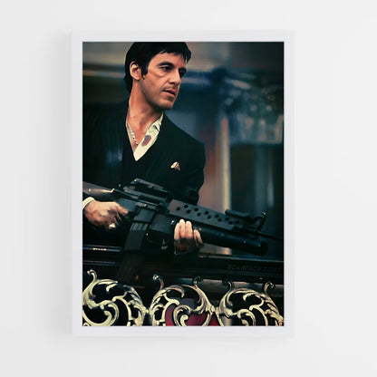 scarface-5 cadre Blanc