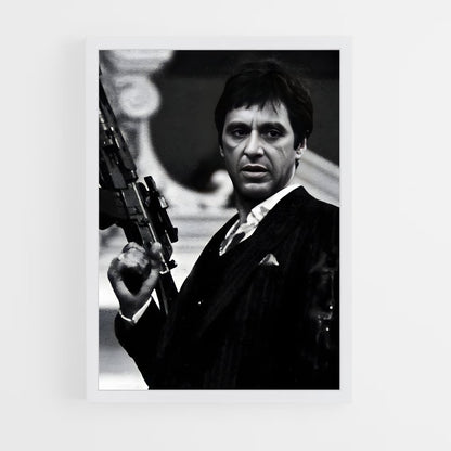 scarface-8 cadre Blanc
