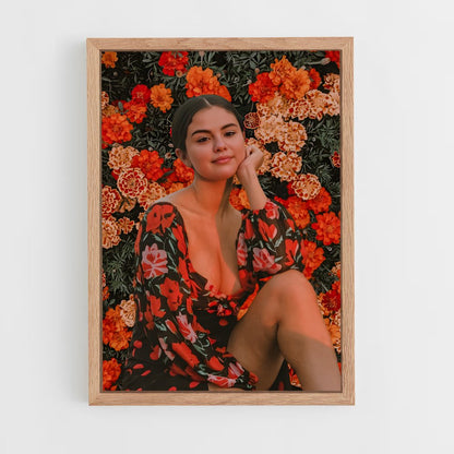 selena-gomez-10 cadre Bois clair