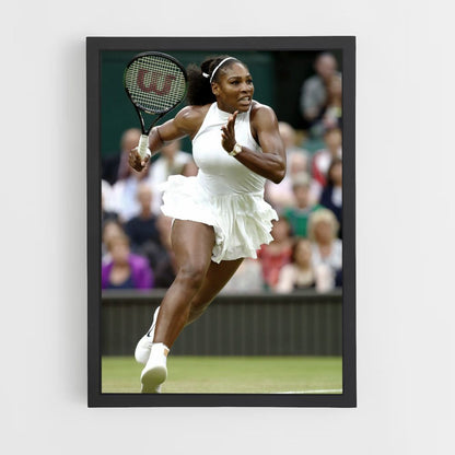 Poster Serena Williams Rennen