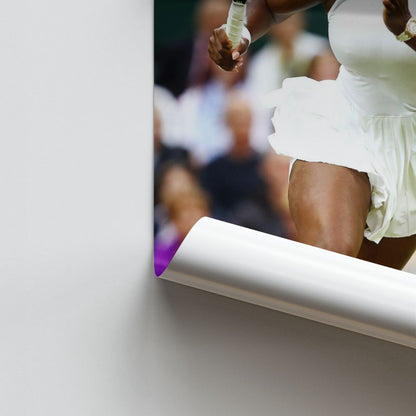 Poster Serena Williams Rennen