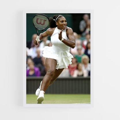 Poster Serena Williams Rennen