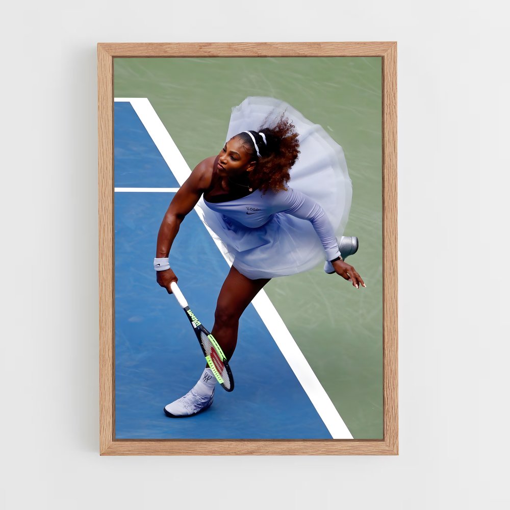 serena-williams-3 cadre Bois clair