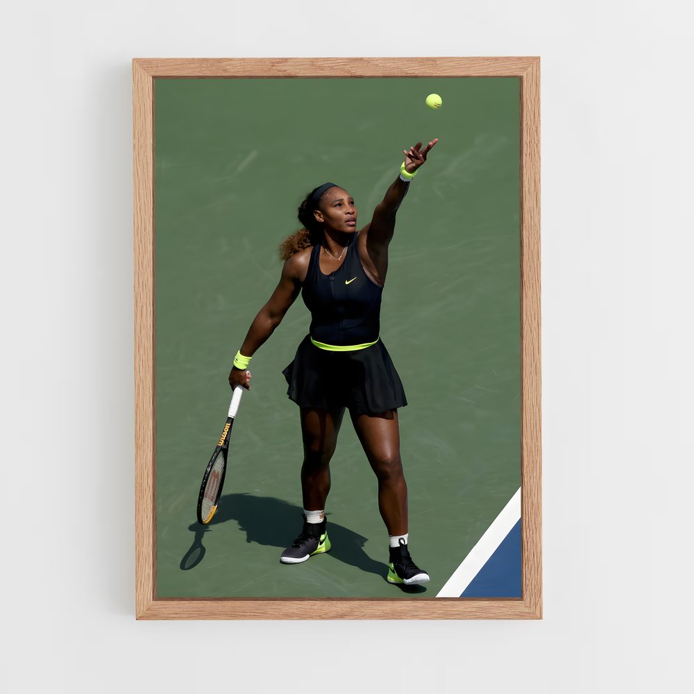 serena-williams-5 cadre Bois clair