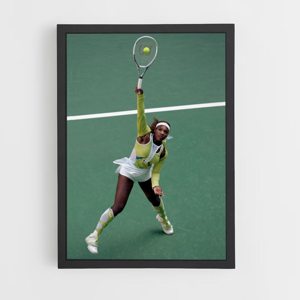 Poster Serena Williams Green