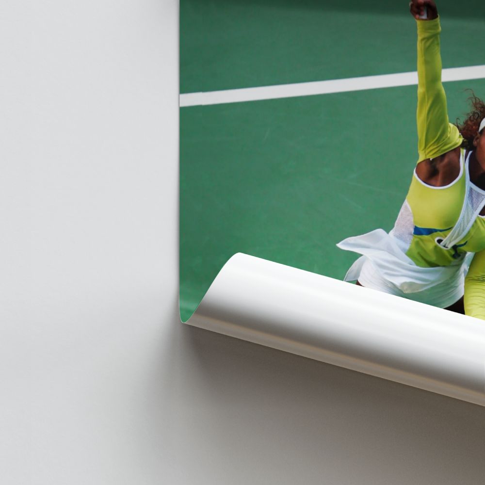 Poster Serena Williams Green