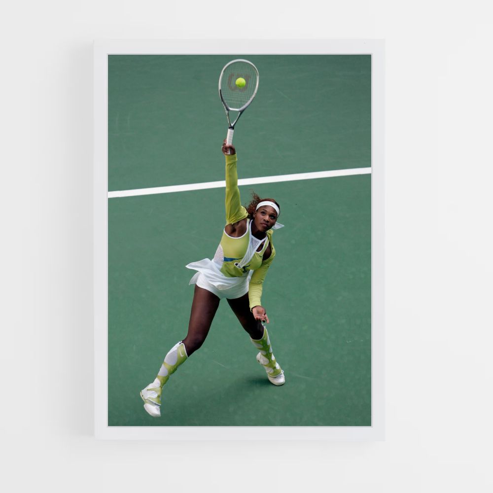 Poster Serena Williams Green