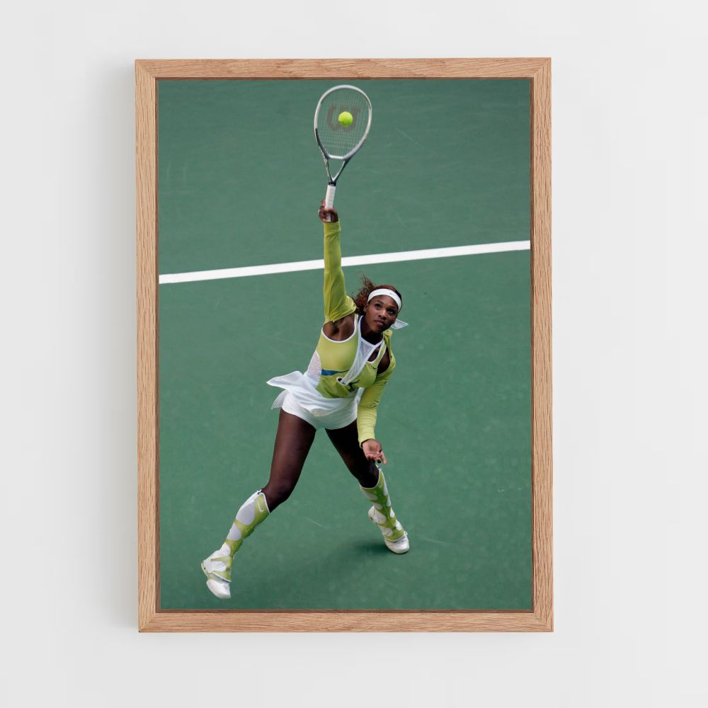 Poster Serena Williams Green