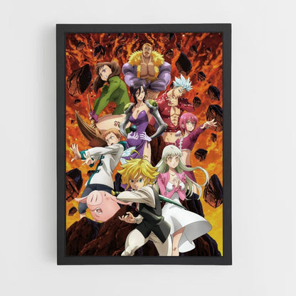 Poster Nanatsu no Taizai Kampf