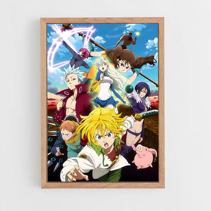 seven-deadly-sins-12 cadre Bois clair