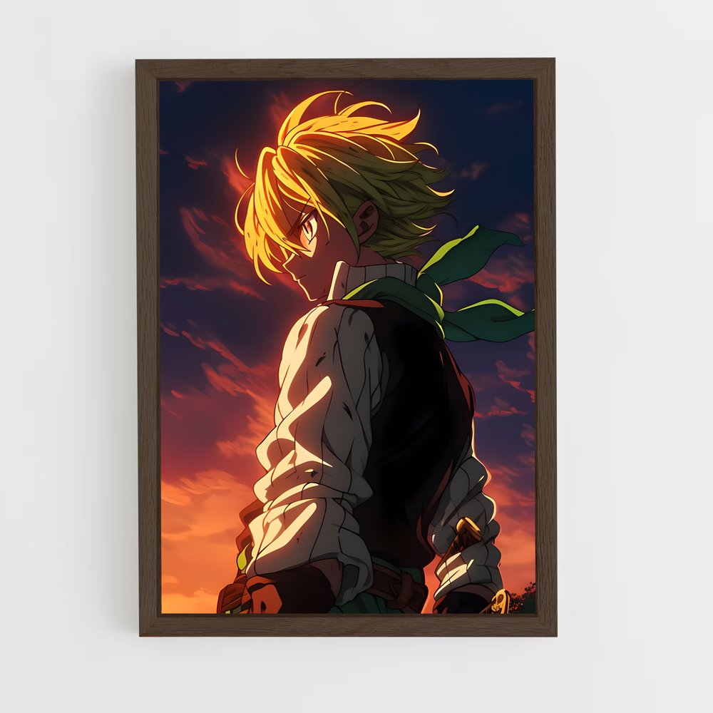 seven-deadly-sins-2 cadre Bois foncé