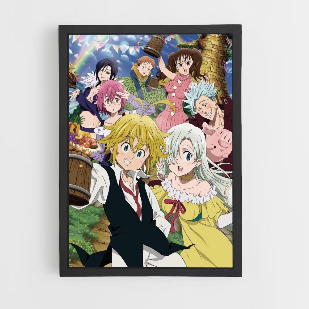 Poster Seven Deadly Sins Group