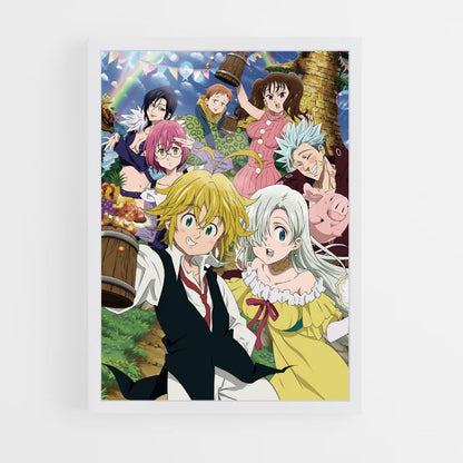 Poster Seven Deadly Sins Group