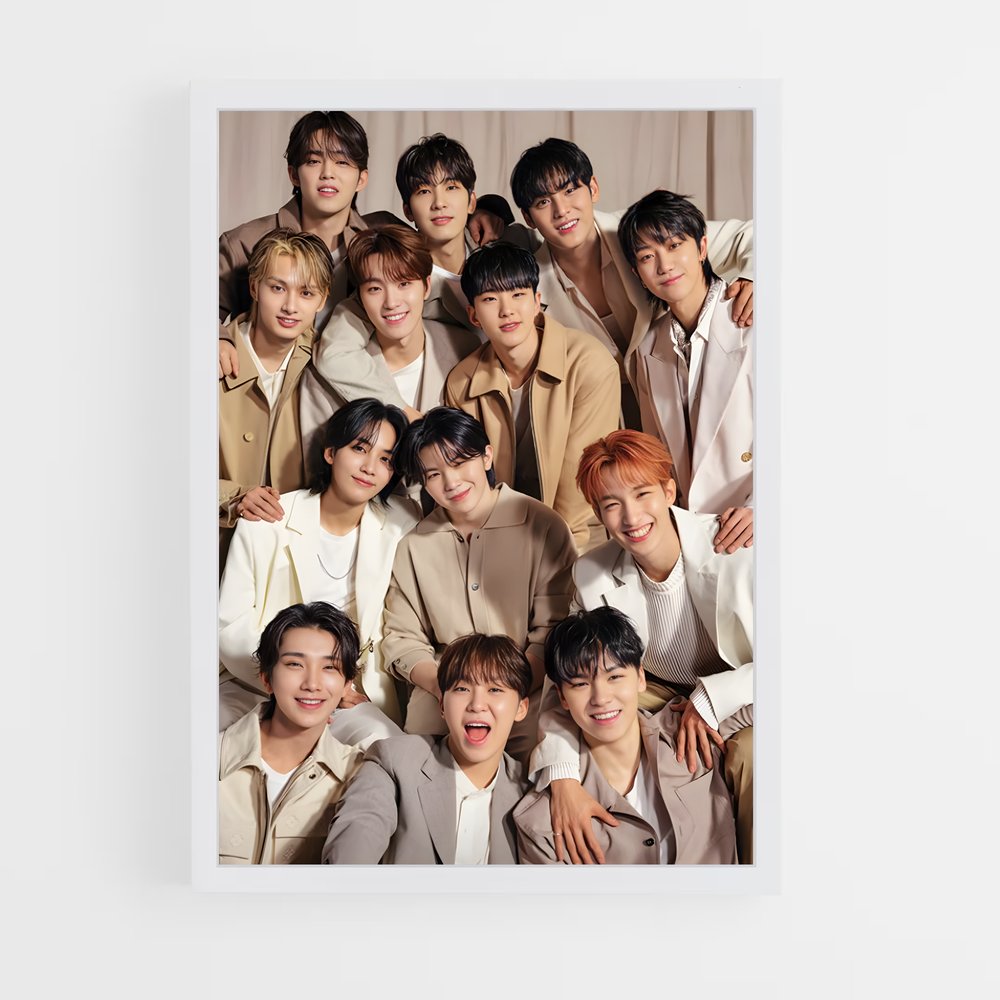 seventeen-13 cadre Blanc