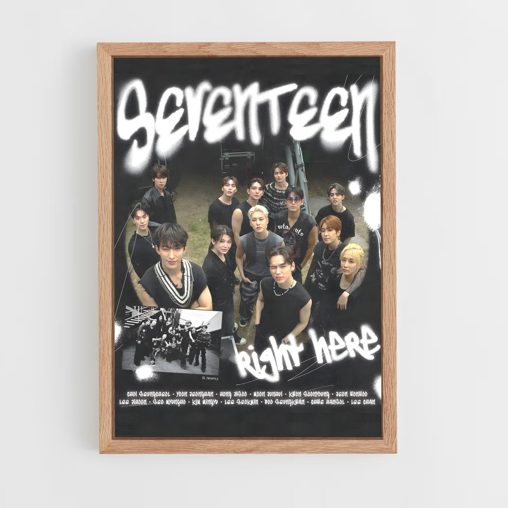 seventeen-4 cadre Bois clair