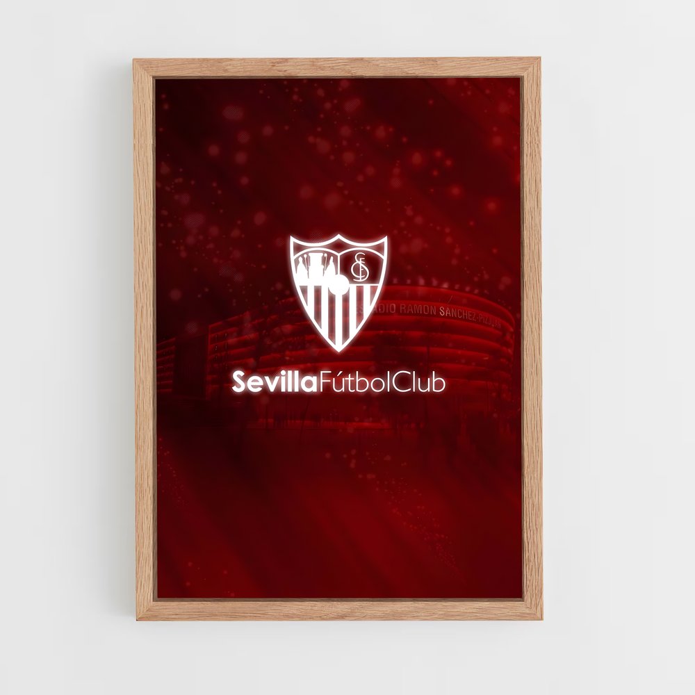 sevilla-fc-7 cadre Bois clair