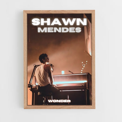 shawn-mendes-2 cadre Bois clair