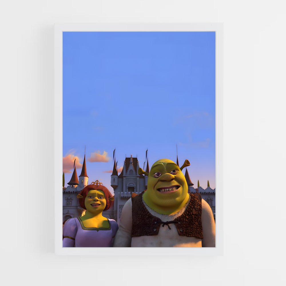 shrek-2 cadre Blanc