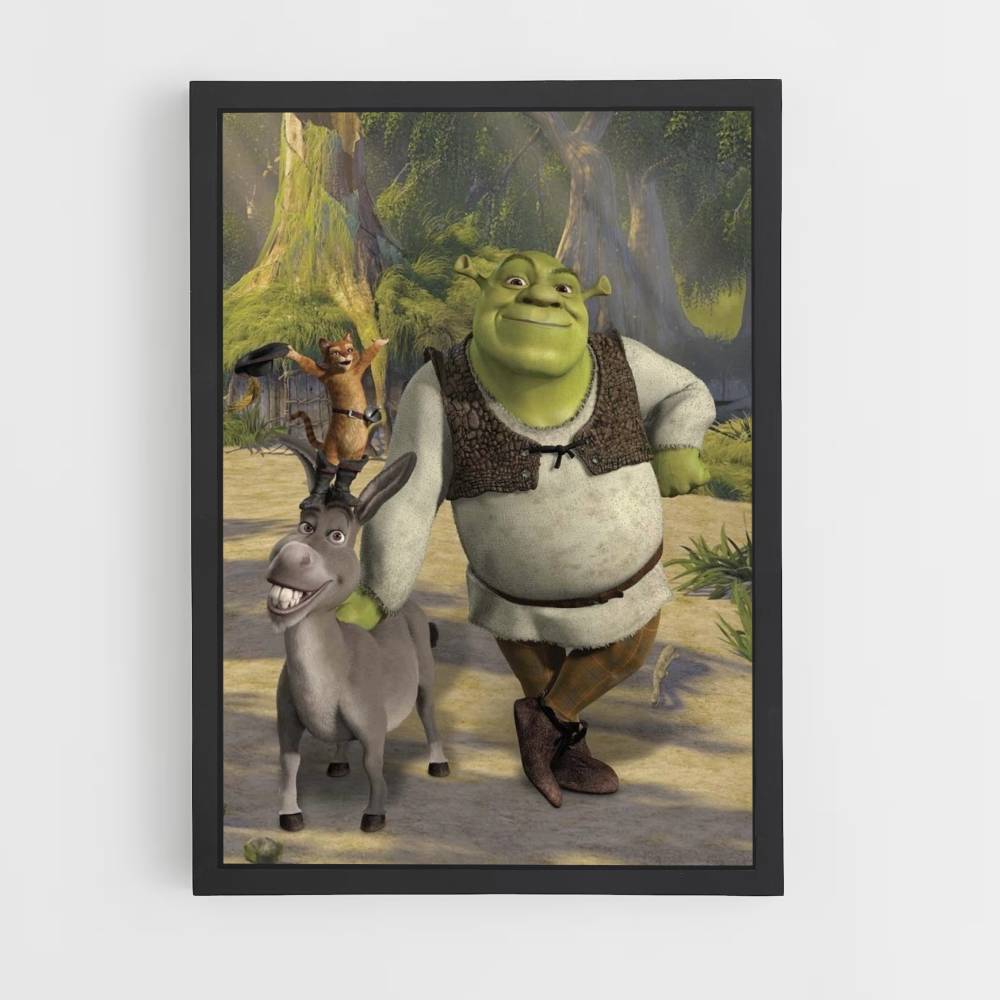 Poster Shrek Esel